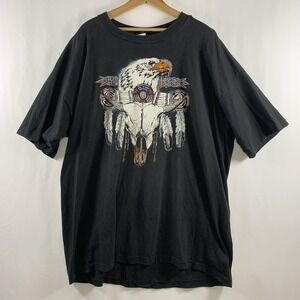 VTG 90s Diamond Dust Mens Southwest Graphic T-shirt Sz XL Single Stitch USA